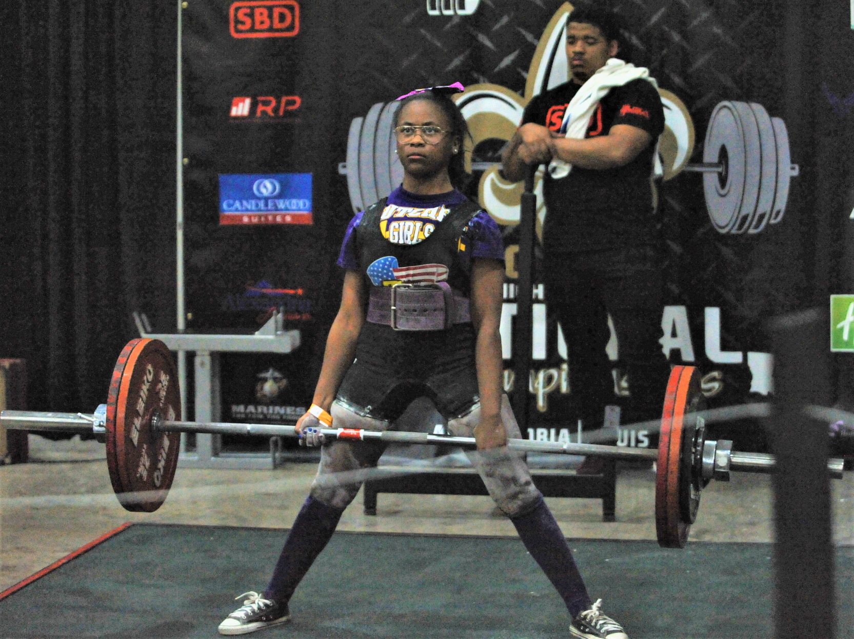 Lutcher's Quamecca Stafford defies size by setting world junior